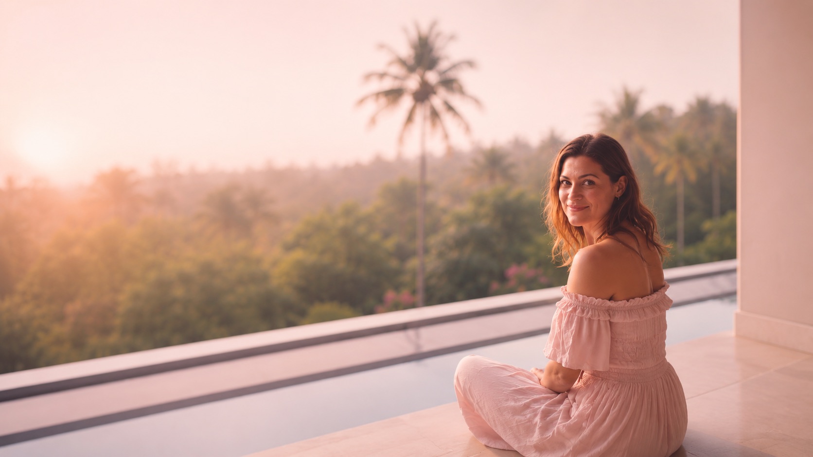 Melissa, co-founder and the voice of She, at golden hour.
